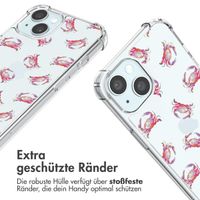 imoshion Design Hülle mit Band Apple iPhone 15 - Crab Watercolor