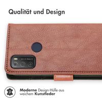 imoshion Luxuriöse Klapphülle für das TCL 20Y - Braun