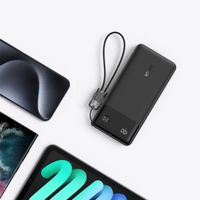 Anker Powerbank - 10.000 mAh - 22,5 Watt - USB-A + USB-C - Schwarz