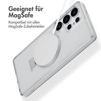 Accezz Ring Stand Backcover mit MagSafe für das Samsung Galaxy S25 Ultra - Transparent