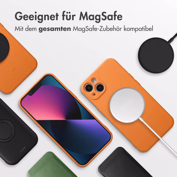 imoshion Color Back Cover mit MagSafe Apple iPhone 13 - Neon Orange