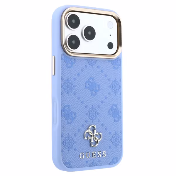 Guess 4G Metal Logo Back Cover MagSafe Apple iPhone 18 Pro / 17 Pro - Light Blue