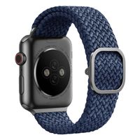 Uniq Aspen Geflochtenes Armband für das  Apple Watch Series 1 t/m 11 / SE / Ultra (44/45/46/49 mm) - Oxford Blue