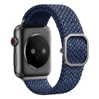 Uniq Aspen Geflochtenes Armband für die Apple Watch Series 1 bis 10 / SE / Ultra (2) (44/45/46/49 mm) - Oxford-Blau