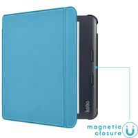 imoshion Slim Hard Case Sleepcover mit Stand für das Kobo Libra Colour / Tolino Vision Color - Hellblau
