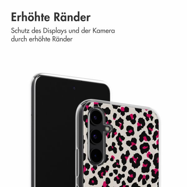 imoshion Design Hülle Samsung Galaxy A34 (5G) - Leopard Pink