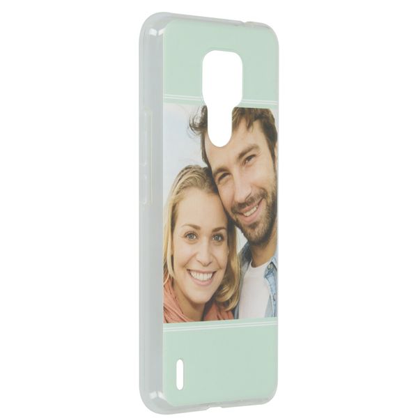 Gestalte deine eigene Motorola Moto E7 Gel Hülle - Transparent