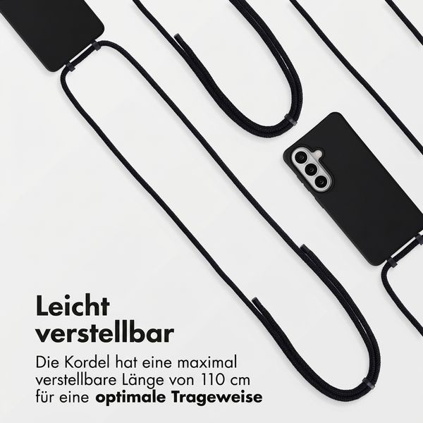 imoshion Color Backcover mit abnehmbarem Handykette und MagSafe Samsung Galaxy S26 - Schwarz