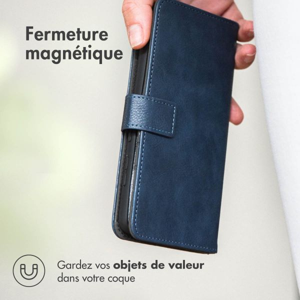 imoshion Luxuriöse Klapphülle Oppo A53 / Oppo A53s - Dunkelblau