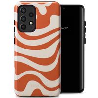 Selencia Vivid Back Cover Samsung Galaxy A52(s) (5G/4G) - Dream Swirl Orange