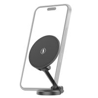 imoshion Handyhalterung für das Auto mit MagSafe - Kabelloses Ladegerät - Armaturenbrett - Schwarz