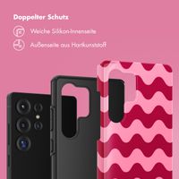 Selencia Vivid Back Cover Samsung Galaxy S25 Ultra - Wave Vibes Lipstick