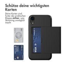 imoshion Backcover mit Kartenfach für das iPhone Xr - Schwarz