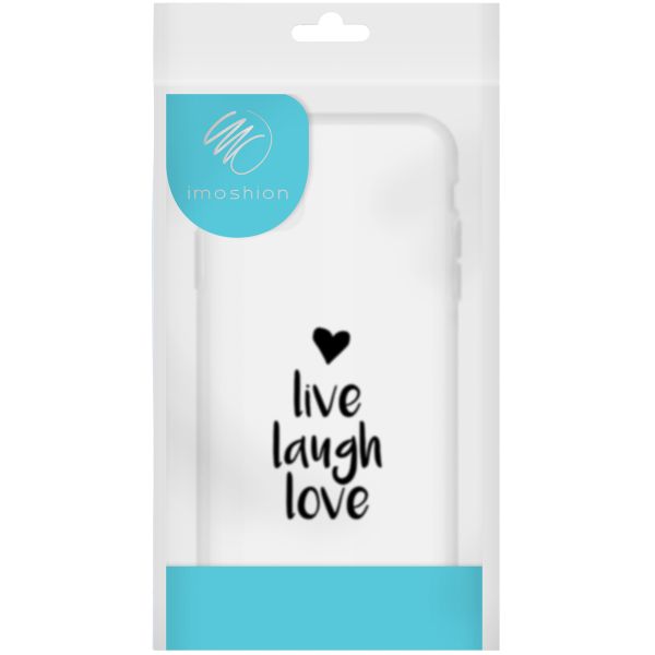 imoshion  Design Hülle für das Samsung Galaxy A53 - Live Laugh Love 