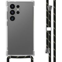 imoshion Backcover mit Band Samsung Galaxy S24 Ultra - Schwarz & Gold