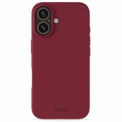 Holdit Silicone Case Apple iPhone 16 - Red Velvet