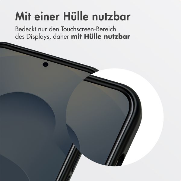 Accezz Sichtschutz-Schutzglas mit Applikator Samsung Galaxy S24 Plus / S25 Plus