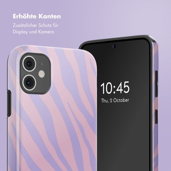 Selencia Vivid Backcover iPhone 11 - Zebra Light Pink Lilac