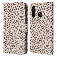 imoshion Design Klapphülle Huawei P30 Lite - Black And White Dots