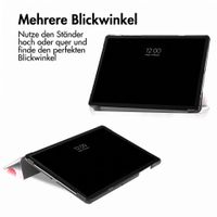 imoshion Design Trifold Klaphülle Samsung Galaxy Tab A11 Plus / A9 Plus - Cherry Check