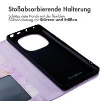 imoshion Design Klapphülle Xiaomi Redmi Note 14 Pro (4G) - Purple Marble