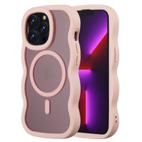Selencia Wavy Backcover mit MagSafe Apple iPhone 13 Pro - Soft Pink
