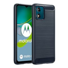 imoshion Brushed Back Cover Motorola Moto E13 - Dunkelblau