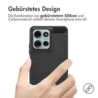 imoshion Brushed Back Cover für das Motorola Moto G75 5G - Schwarz