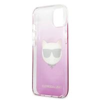 Karl Lagerfeld Hardcase Backcover Choupette für das iPhone 13 - Rosa