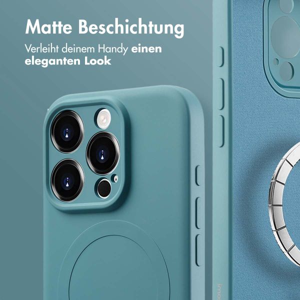 imoshion Color Back Cover mit MagSafe Apple iPhone 16 Pro - Smoke Green