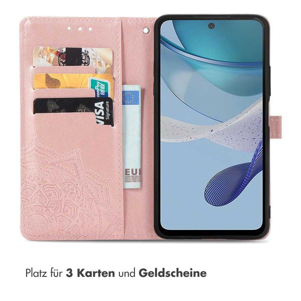 imoshion Mandala Klapphülle für das Motorola Moto G53 - Rose Gold