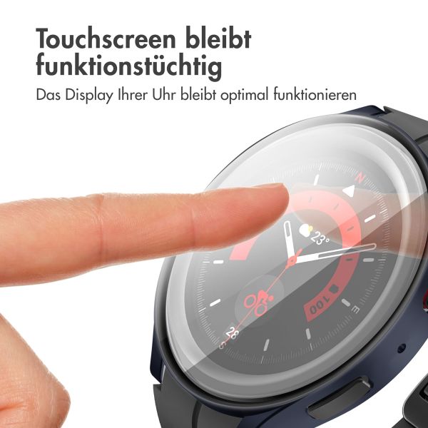 imoshion Full Cover Hard Case für das Samsung Galaxy Watch 6 40 mm - Dunkelblau