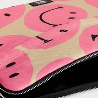 Wouf Smiley Laptop Hülle 13-14 Zoll - Laptop Sleeve - Rosa