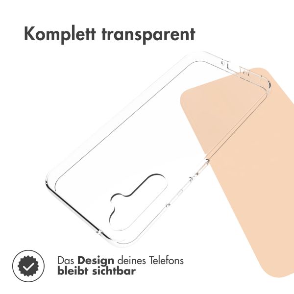 Accezz TPU Clear Cover für das Samsung Galaxy A34 (5G) - Transparent