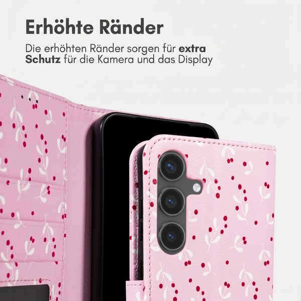 imoshion Design Klapphülle Samsung Galaxy S25 FE - Blush Berries