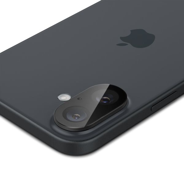 Spigen GLAStR EZ Fit Optik Kameraschutz 2er-Pack für Apple iPhone 16 Plus - Schwarz