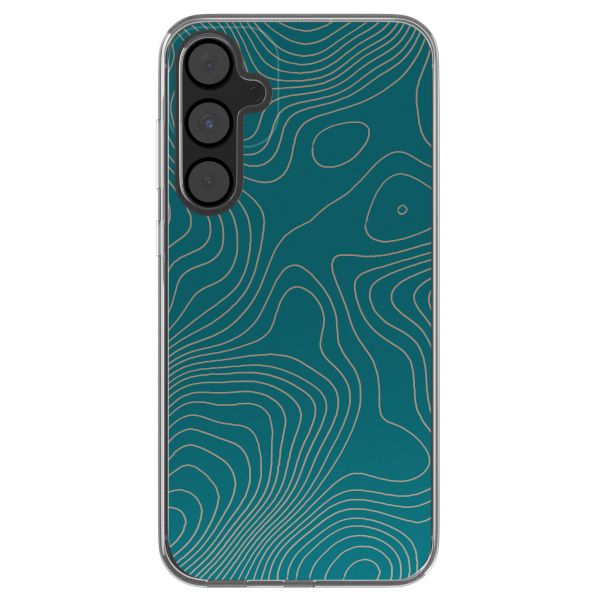 imoshion  Design Hülle Samsung Galaxy A55 - Topo Turquoise