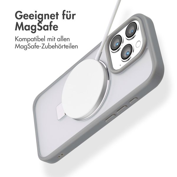 Accezz Ring Stand Backcover mit MagSafe Apple iPhone 16 Pro - Grau
