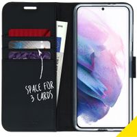 Accezz Wallet TPU Klapphülle Samsung Galaxy S21 Plus - Schwarz