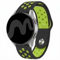 imoshion Silikon-Sportarmband -   Universelle 18 mm Anschluss - Black & Lime