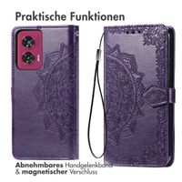 imoshion Mandala Klapphülle Motorola Edge 50 Fusion - Violett