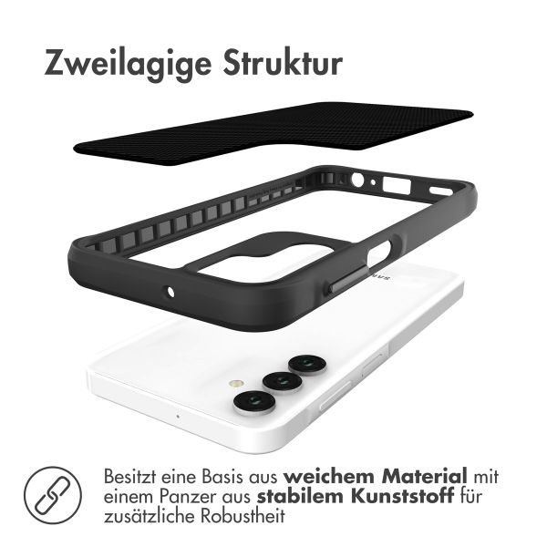 imoshion Rugged Hybrid Carbon Case Samsung Galaxy A15 (5G/4G) - Schwarz