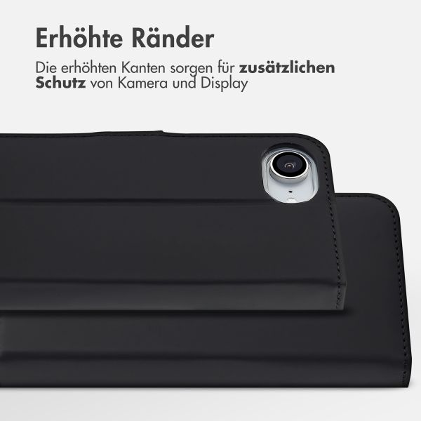 Accezz Wallet TPU Klapphülle iPhone 16e - Schwarz