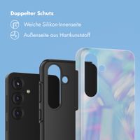 Selencia Vivid Back Cover Samsung Galaxy S25 - Holographic Blue Dream