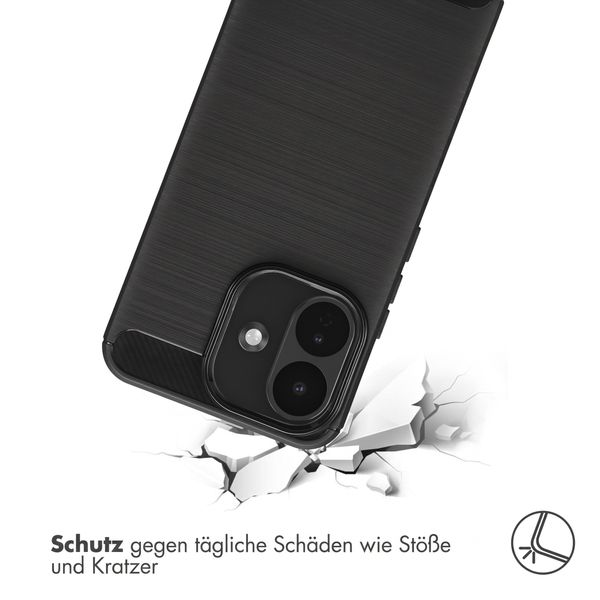 imoshion Brushed Back Cover Xiaomi Redmi Note 17 Pro - Schwarz