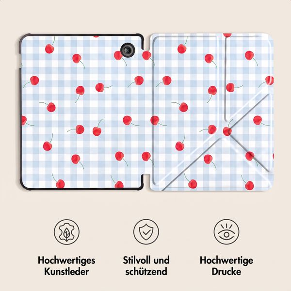 imoshion Design Klappbare Klapphülle Kobo Libra Colour - Cherry Check