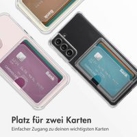 imoshion Soft Case Back Cover mit Kartenhalter Samsung Galaxy S21 - Transparent