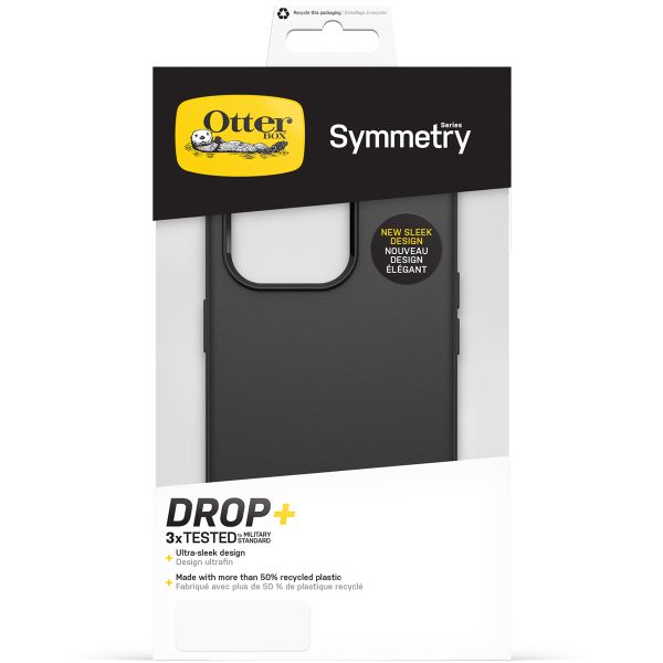 OtterBox Symmetry Clear Case für das iPhone 14 Pro - Schwarz