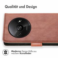 imoshion Luxuriöse Klapphülle Xiaomi Redmi A3 - Braun