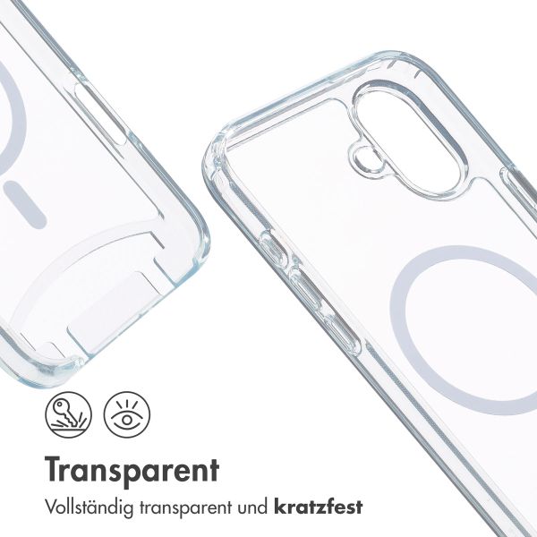 imoshion MagSafe Hülle mit abnehmbarem Band für das Apple iPhone 16 Plus - Transparent